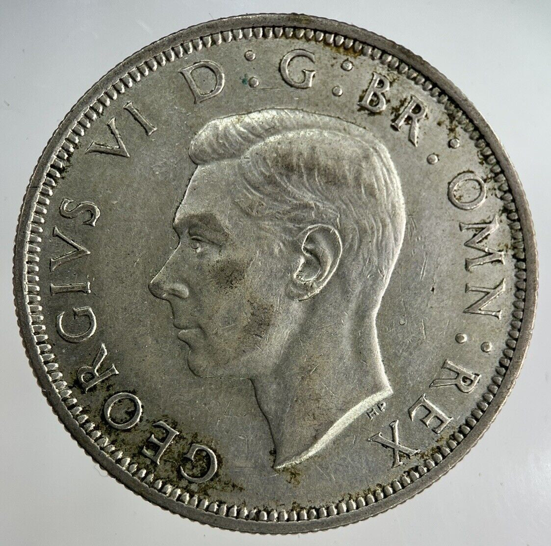 1945 George VI Half-Crown Silver Coin | Fine Collectable Grade