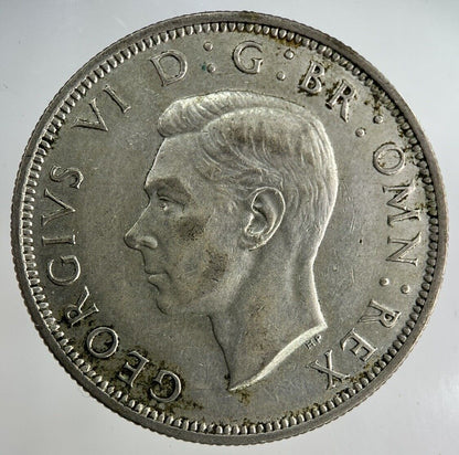 1945 George VI Half-Crown Silver Coin | Fine Collectable Grade