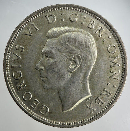 1945 George VI Half-Crown Silver Coin | Fine Collectable Grade