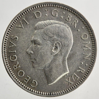 1945 George VI Shilling Silver Coin | Very High Grade