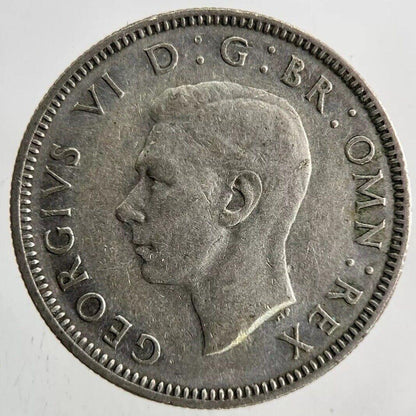 1945 George VI One Shilling Silver Coin | Fine Collectable Grade
