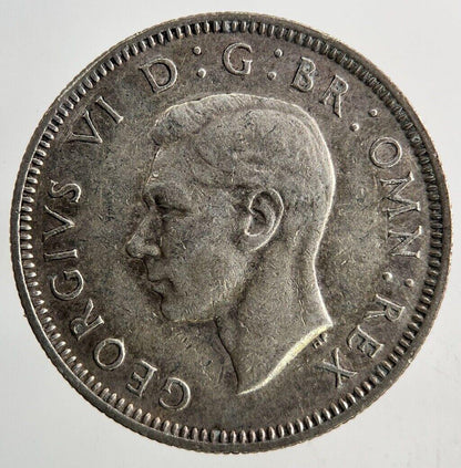 1945 George VI Shilling Silver Coin | Very High Grade