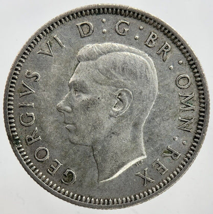 1945 George VI Shilling Silver Coin | Fine Collectable Grade
