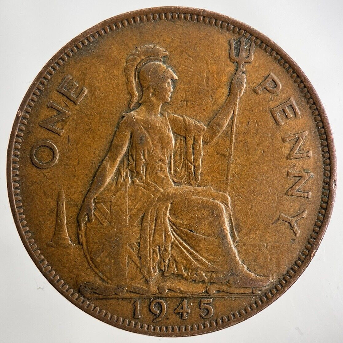 1945 George VI One Penny Coin | Fine Collectable Grade