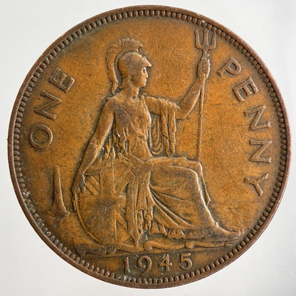 1945 George VI One Penny Coin | Fine Collectable Grade