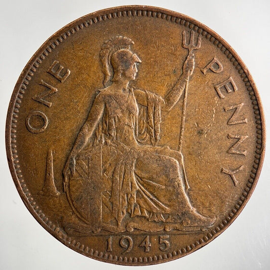 1945 George VI One Penny Coin | Fine Collectable Grade