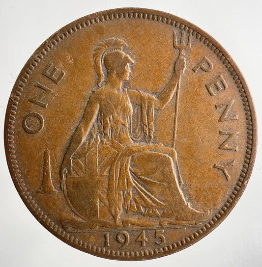 1945 George VI One Penny Coin | Fine Collectable Grade