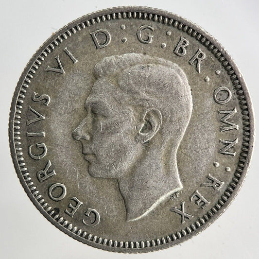 1945 George VI One Shilling Silver Coin | Fine Collectable Grade