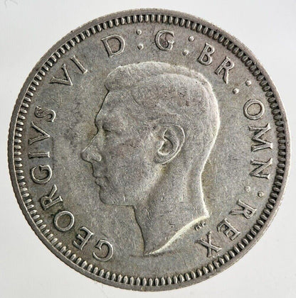 1945 George VI One Shilling Silver Coin | Fine Collectable Grade