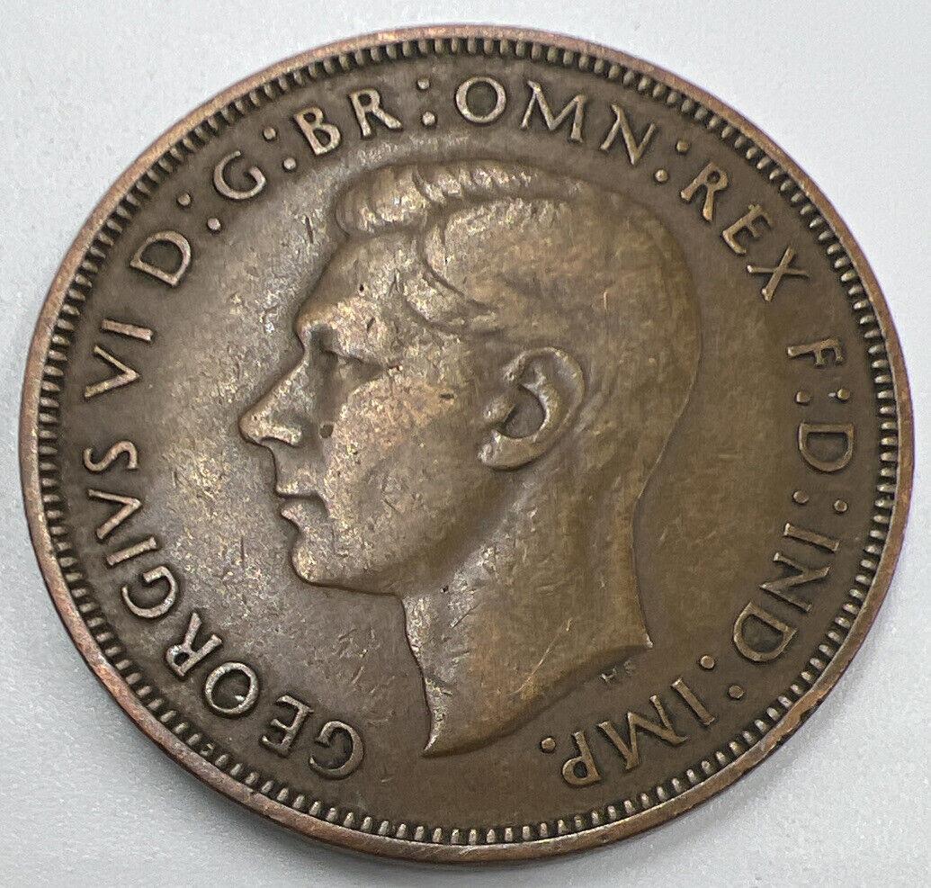 1945 George VI Penny | British Copper Coin | Fine Collectable Grade | a1295