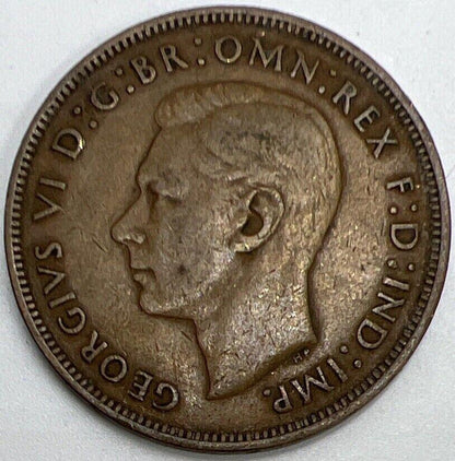 1945 George VI Penny | British Copper Coin | Collectable Grade | a313