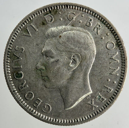 1945 George VI Shilling Silver Coin | Fine Collectable Grade