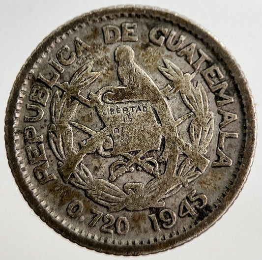 1945 Guatemala 5 Centavos Silver Coin | Collectable Grade | a8924