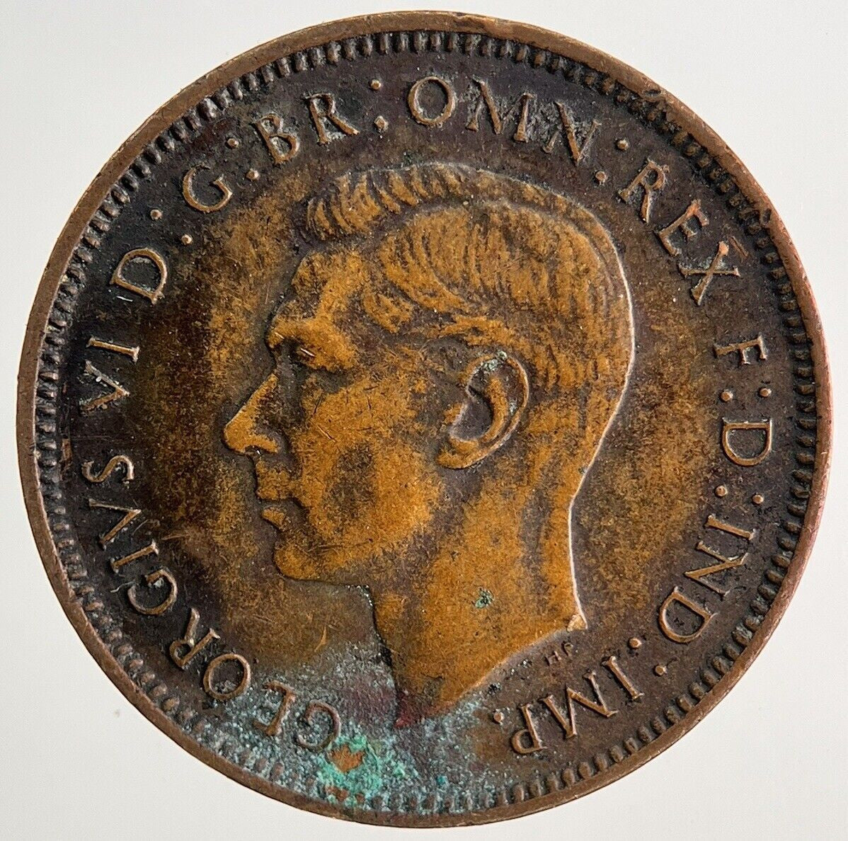 1945 George VI Wren Farthing Coin | Fine Collectable Grade