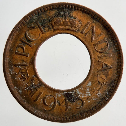 1945 India 1 Pice Coin | Fine Collectable Grade