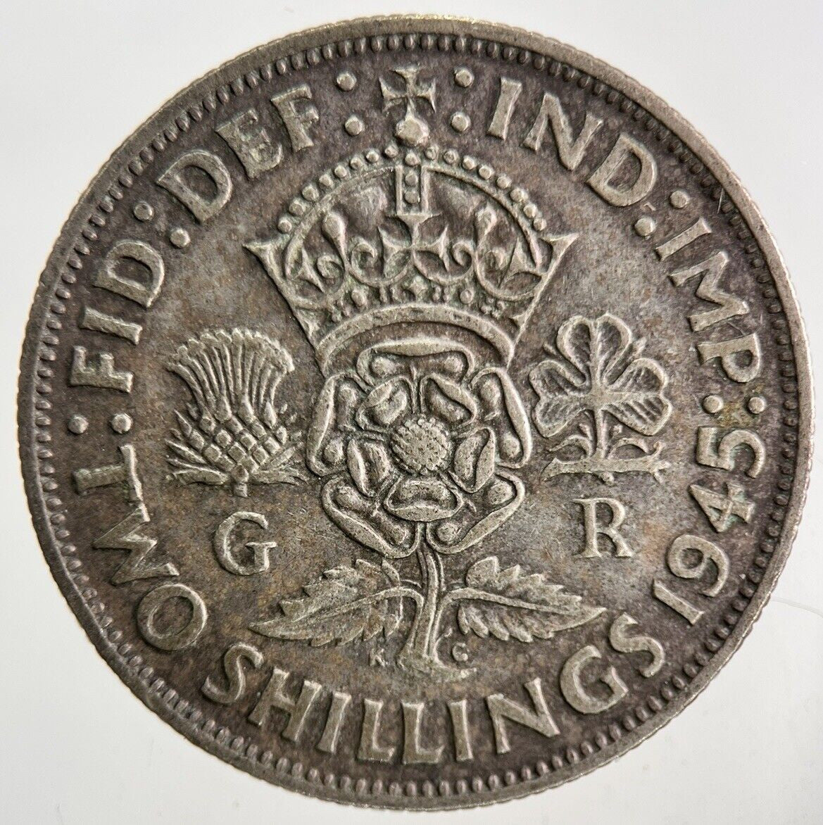 1945 George VI Silver Florin Coin | Fine Collectable Grade