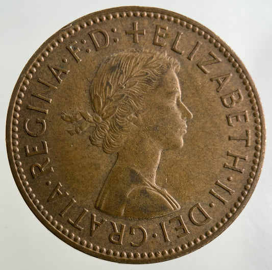 1965 Elizabeth II 2nd Half-Penny Coin | Fine Collectable Grade