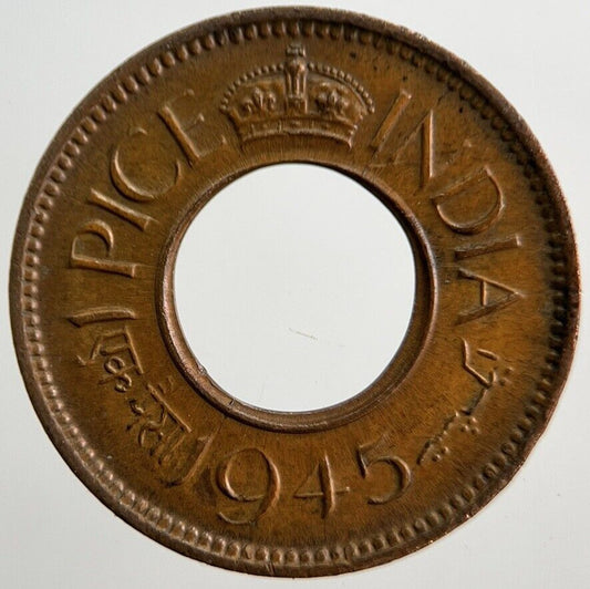 1945 India 1 One Pice Coin | Very High Grade | a366