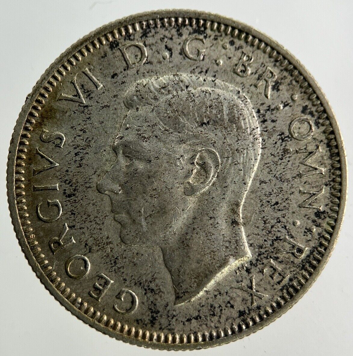 1945 George VI Shilling Silver Coin | Very High Grade