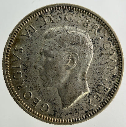 1945 George VI Shilling Silver Coin | Very High Grade