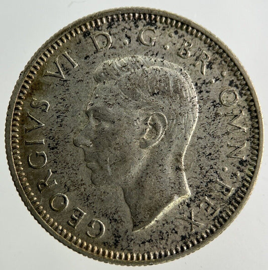 1945 George VI Shilling Silver Coin | Very High Grade