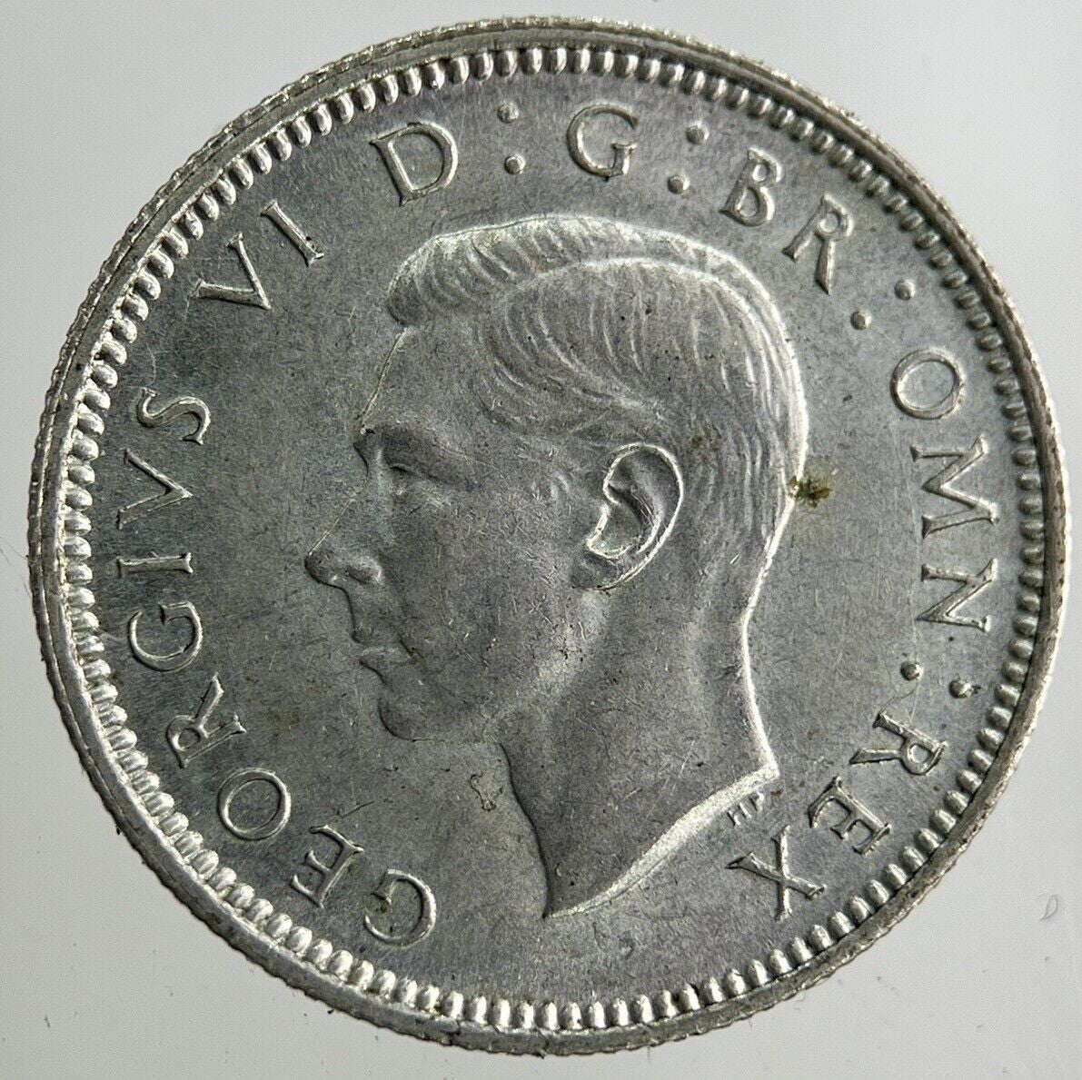 1945 George VI Sixpence Silver Coin | Very High Grade