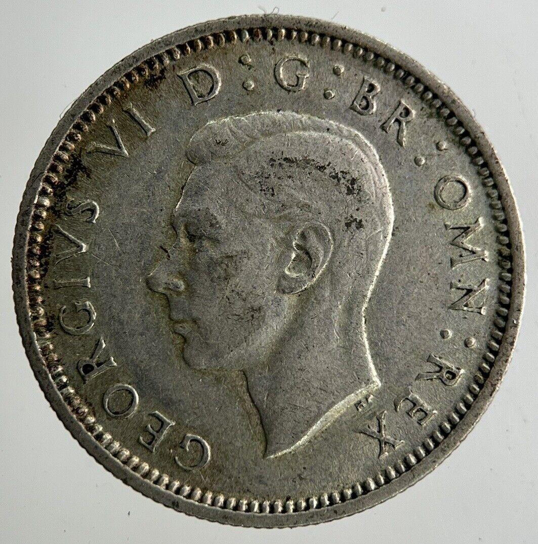 1945 George VI Sixpence Silver Coin | Fine Collectable Grade