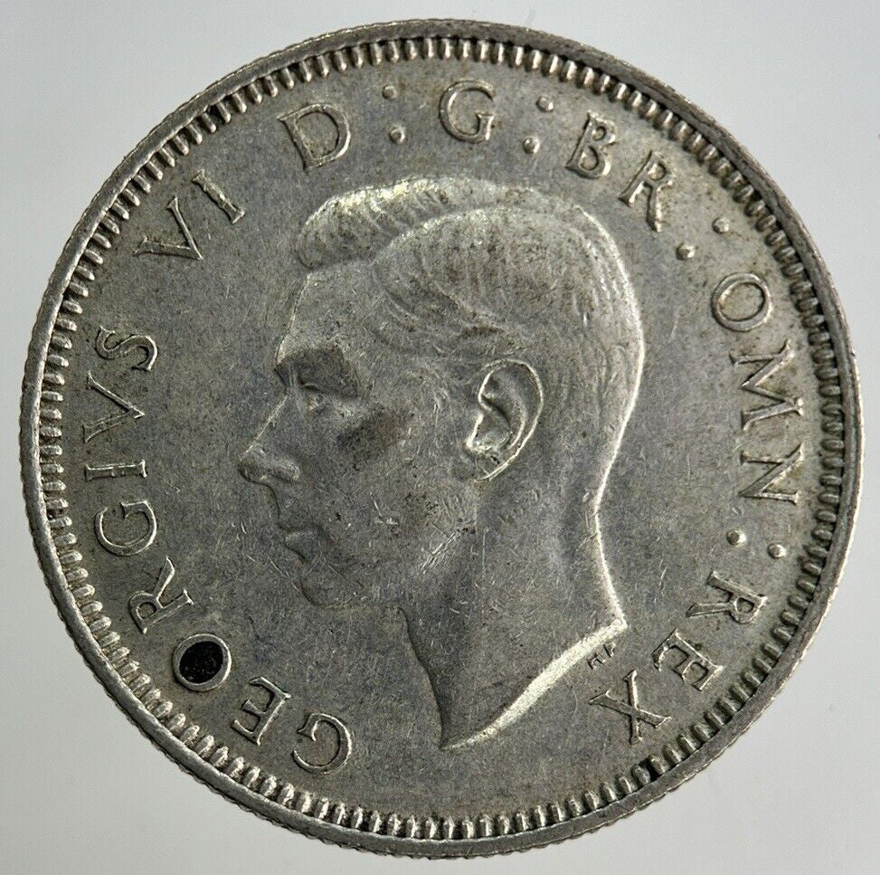1945 George VI Shilling Silver Coin | Very High Grade