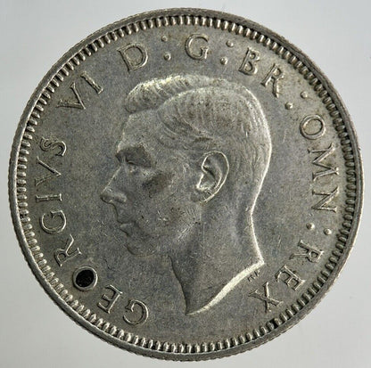 1945 George VI Shilling Silver Coin | Very High Grade