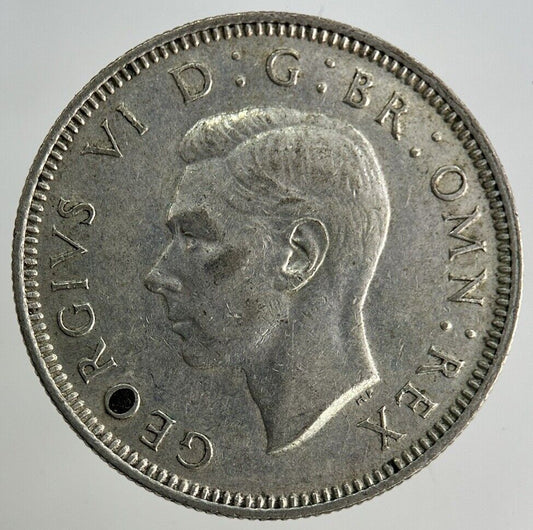 1945 George VI Shilling Silver Coin | Very High Grade