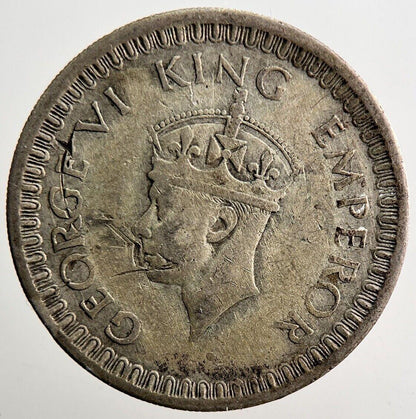 1945 India 1/2 Half Rupee Silver Coin | Collectable Grade | a3501