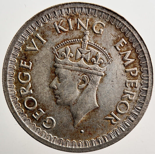 1945 India 1/2 Half Rupee Silver Coin | Very High Grade | a3498