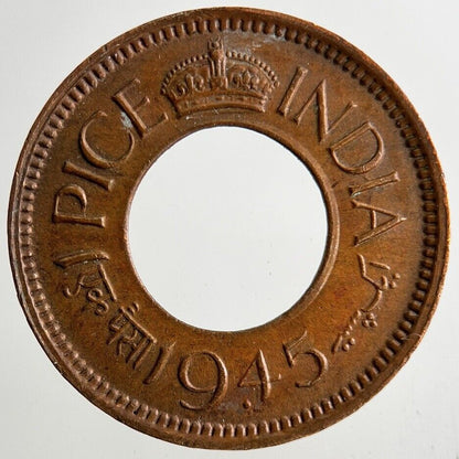1945 India 1 Pice Coin | Very High Grade