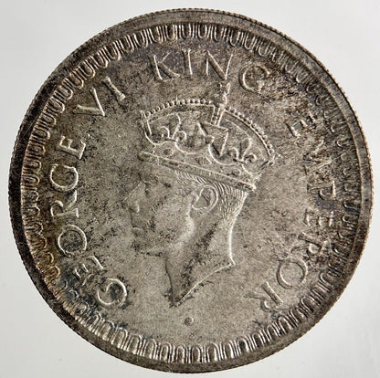 1945 India 1/2 Half Rupee Silver Coin | Very High Grade