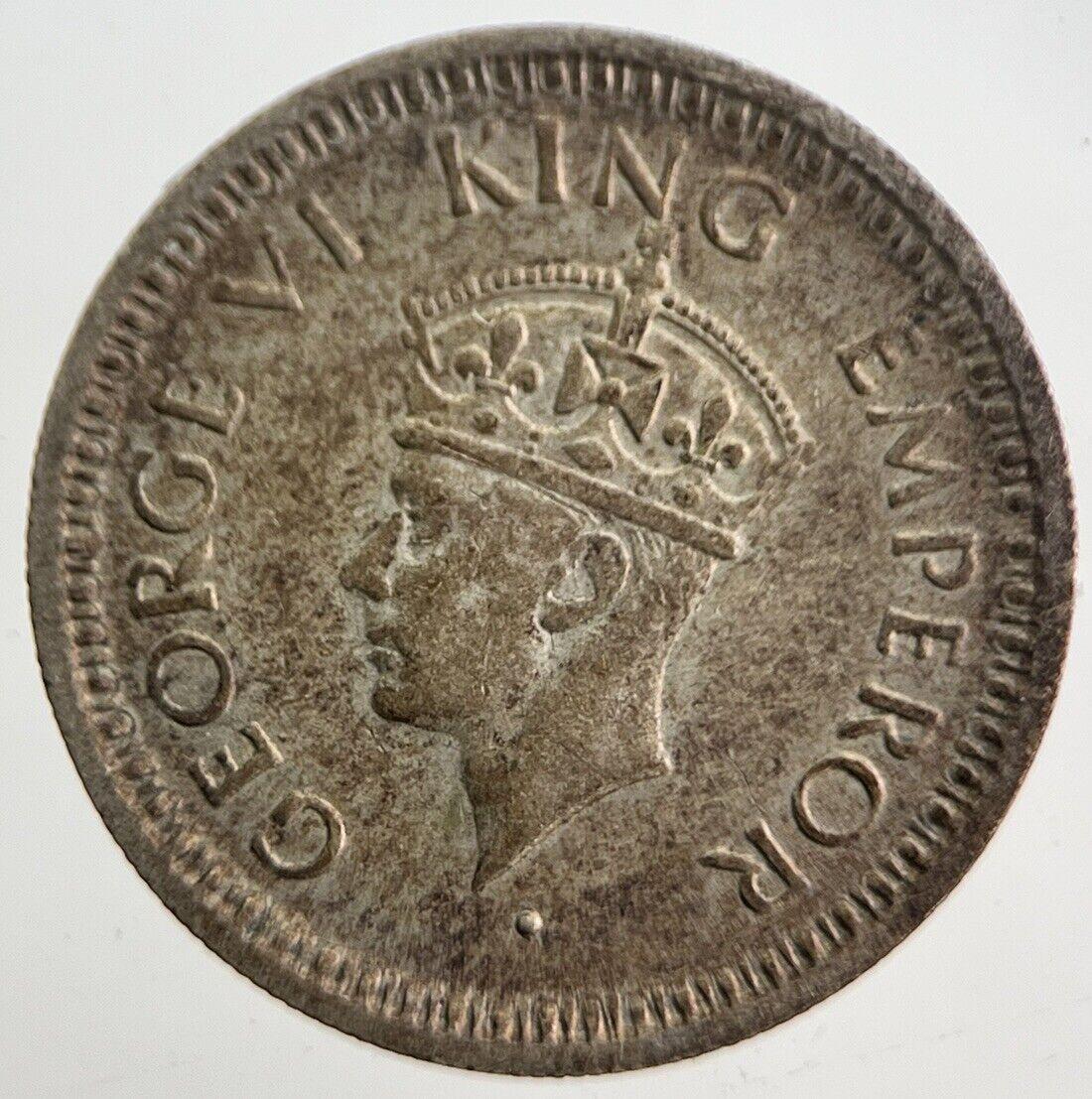 1945 Indian 1/4 Quarter Rupee Silver Coin | Very High Grade | a4700