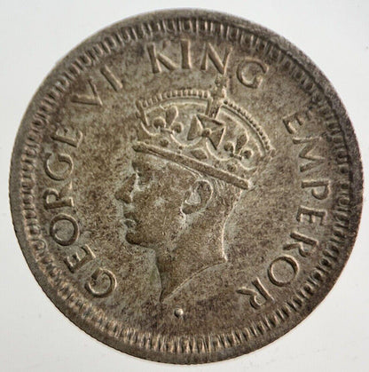 1945 Indian 1/4 Quarter Rupee Silver Coin | Very High Grade | a4700