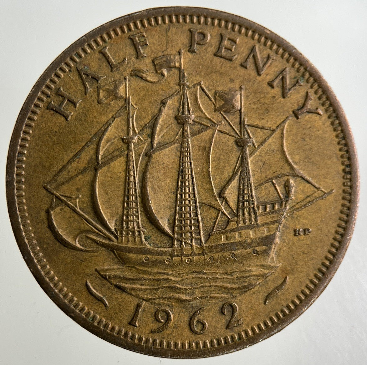 1962 Elizabeth II 2nd Half-Penny Coin | Fine Collectable Grade