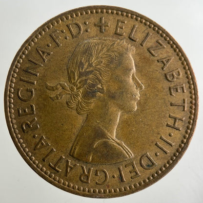 1962 Elizabeth II 2nd Half-Penny Coin | Fine Collectable Grade