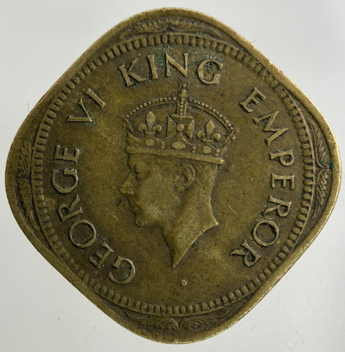 1945 India 2 Annas Coin | Fine Collectable Grade