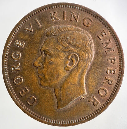 1945 New Zealand One Penny Coin | Fine Collectable Grade