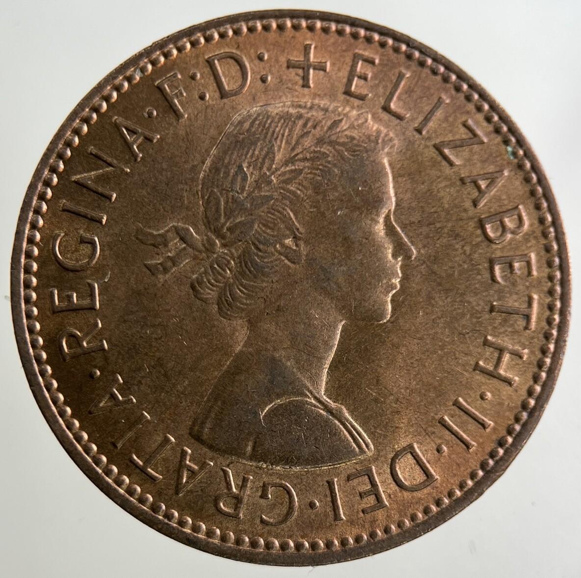1967 Elizabeth II 2nd Half-Penny Coin | Very High Grade