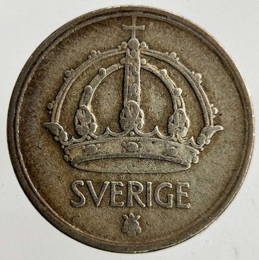 1945 Sweden 10 Ore Silver Coin | Fine Collectable Grade