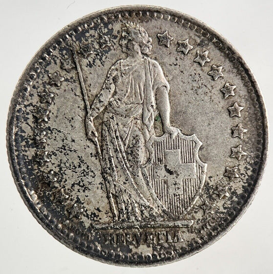 1945 Switzerland Swiss 1 Franc Silver Coin | Very High Grade