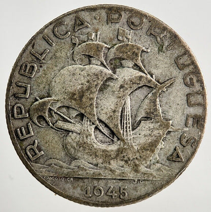1945 Portugal 2.5 Escudos Silver Coin | Collectable Grade