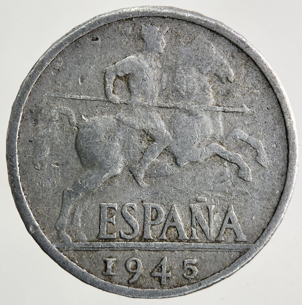 1945 Spain 10 Cents Centimos Coin | Collectable Grade