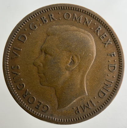 1941 George VI Half-Penny Coin | Collectable Grade