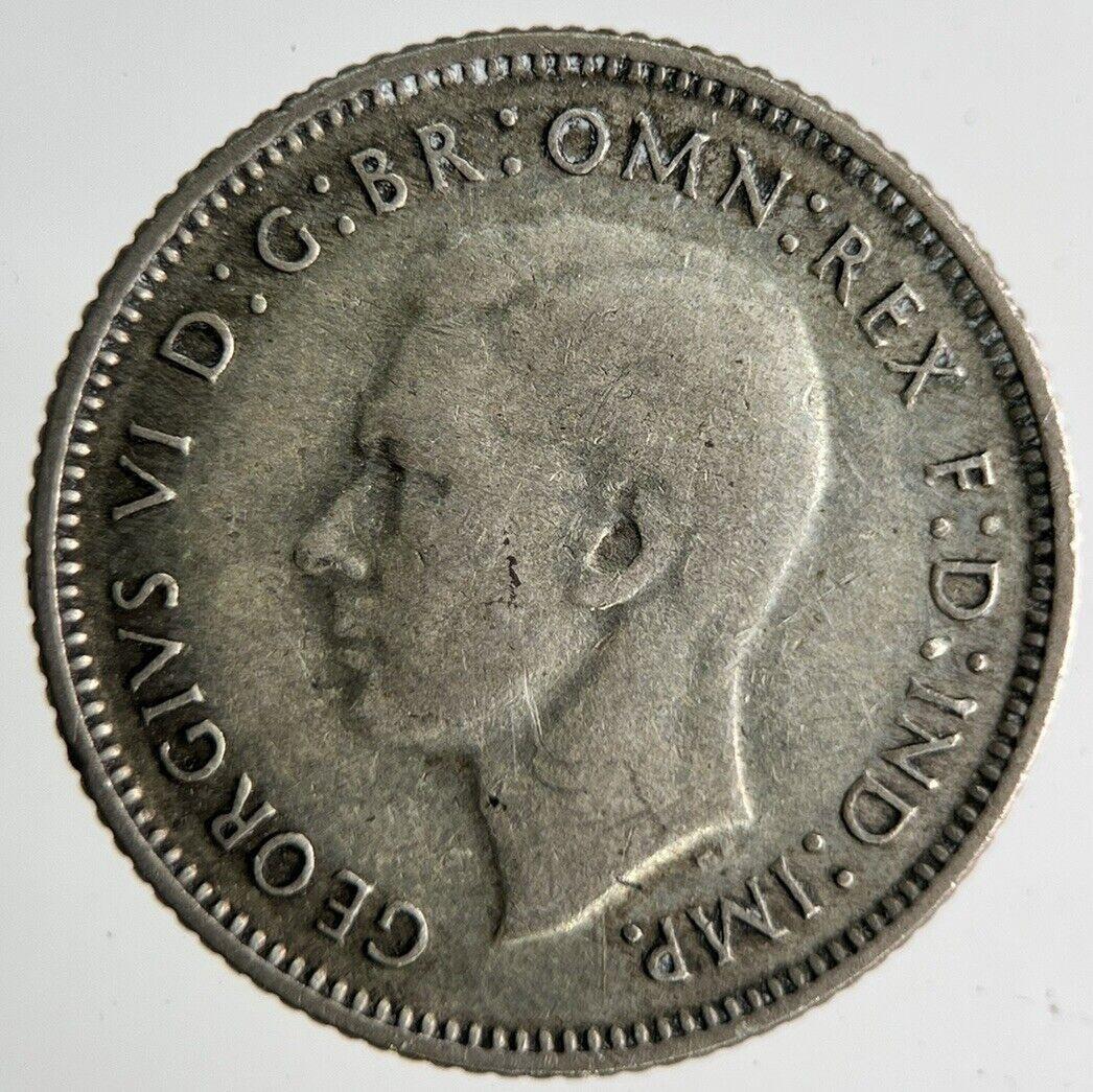 1946 Australia Sixpence Silver Coin | Fine Collectable Grade