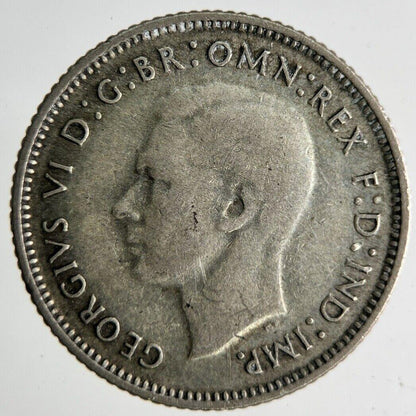 1946 Australia Sixpence Silver Coin | Fine Collectable Grade