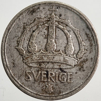 1945-G Sweden 10 Ore Silver Coin | Collectable Grade | a7828