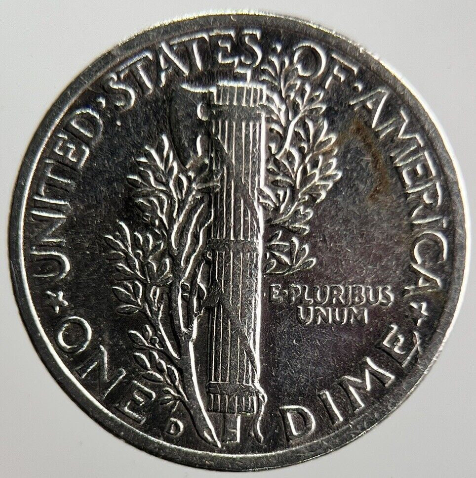 1945-D US USA Mercury Dime Silver Coin | Collectable Grade | a4082